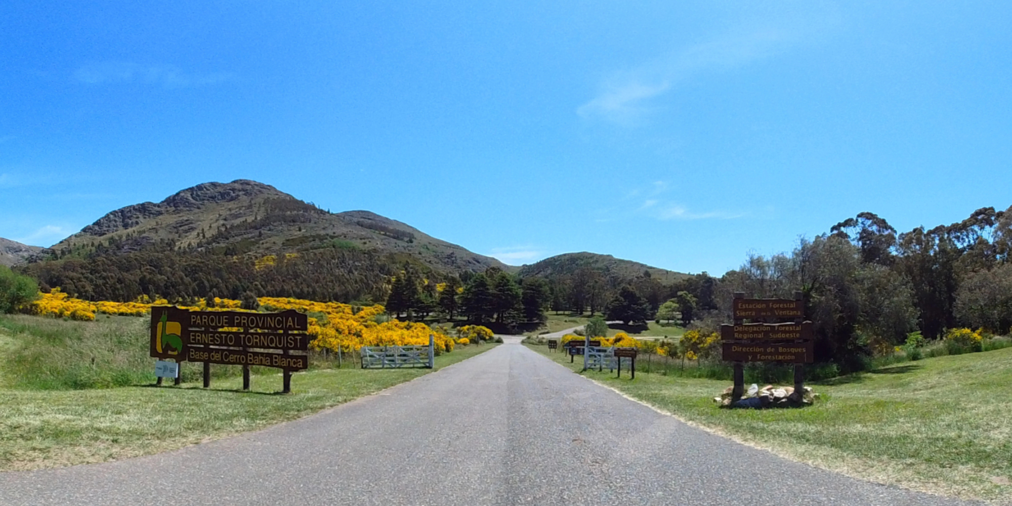 Sierra de la Ventana acceso al cerro Bahía Blanca